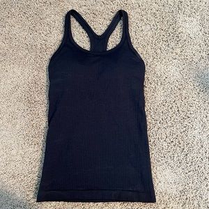 Lululemon Ebb to Street Tank Top, size 4 worn once, black